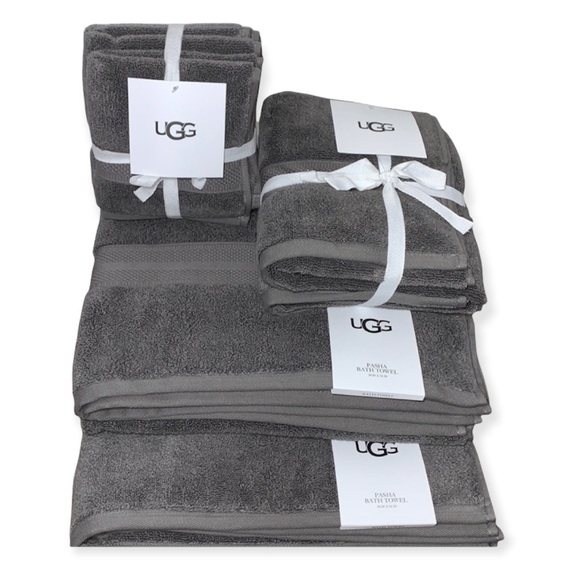 UGG PASHA 100% Cotton Towels Set, 8-Piece, Luxury, Bath Hand Washcloths - Picture 2 of 15